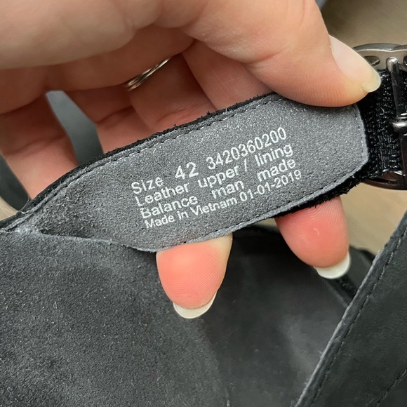 Dansko Susie Black Milled Nubuck Strappy Buckle Cork Wedge Sandal Size 42 - Picture 10 of 10